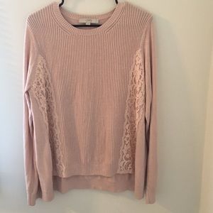 LOFT blush sweater